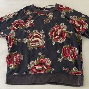 Free People Flower Crew Neck